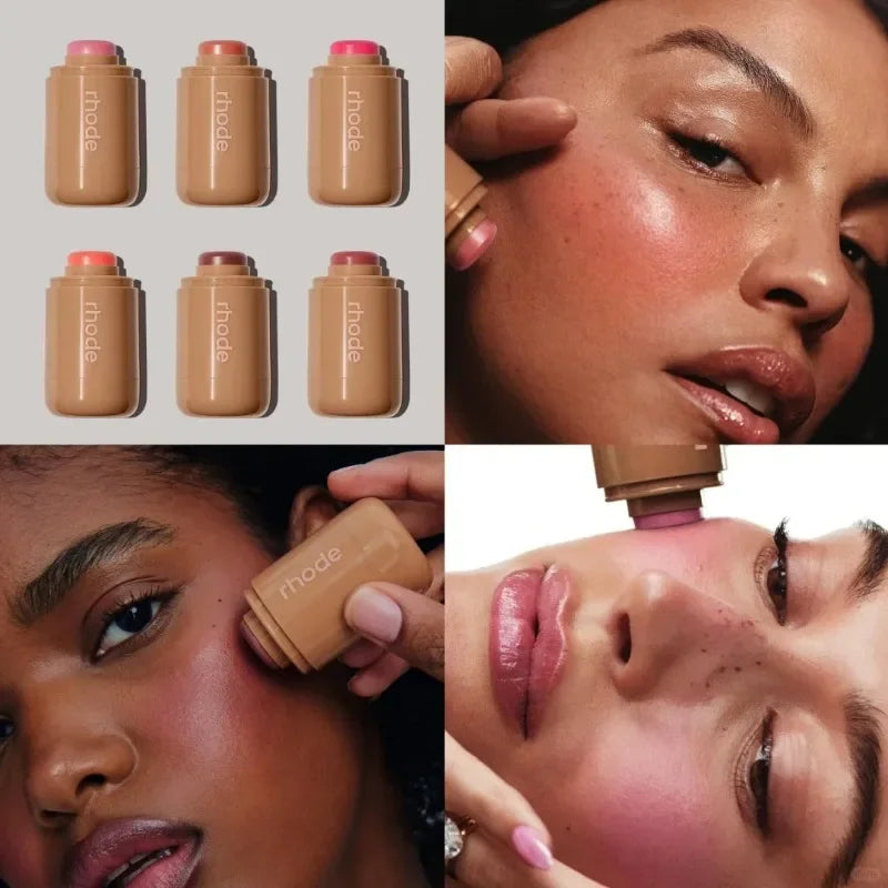 Rhode Cheek Blush Cream Blusher Stick Lip Lift Complexion Long-lasting Waterproof Simple Tint High Pigment Beauty Makeup ins