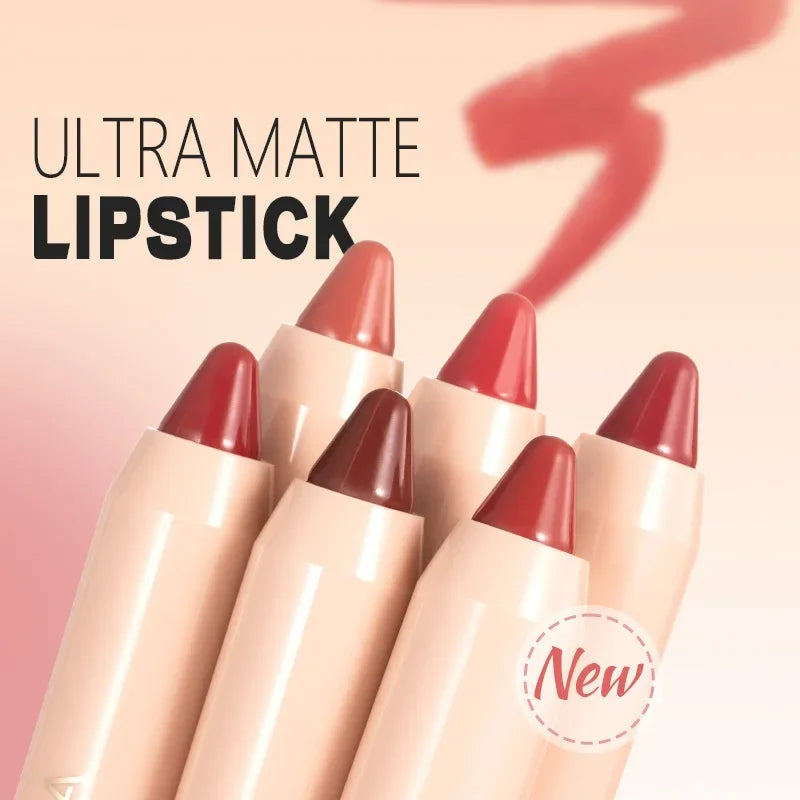 High Quality Matte Nude Red Lipstick Lip Liner Pencil Contour Tint Labial Makeup Waterproof Non-sticky Lip Stick Lipliner Pen