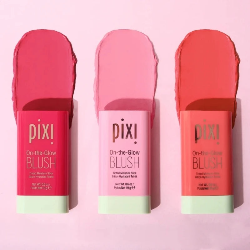 Pixi Multi-function Blush Stick Eyeshadow Cream Waterproof Long Lasting Render Brighten Skin 3-in-1 Cheek Lip Tinted Makeup